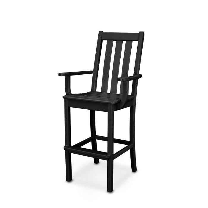 POLYWOOD Vineyard Bar Arm Chair