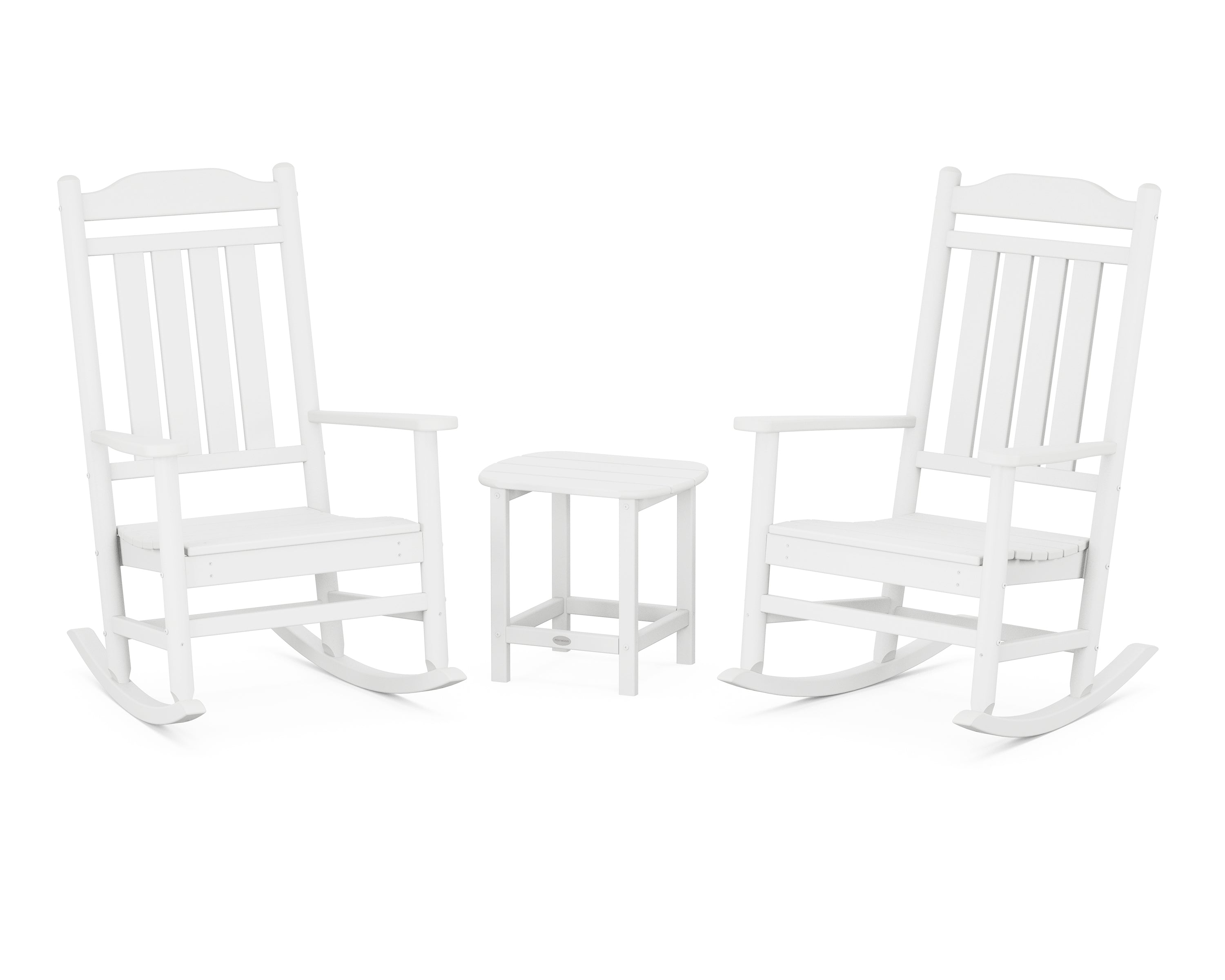 POLYWOOD Country Living Cottage Legacy Rocking Chair 3-Piece Set