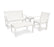 POLYWOOD Vineyard 4-Piece Bench Seating Set