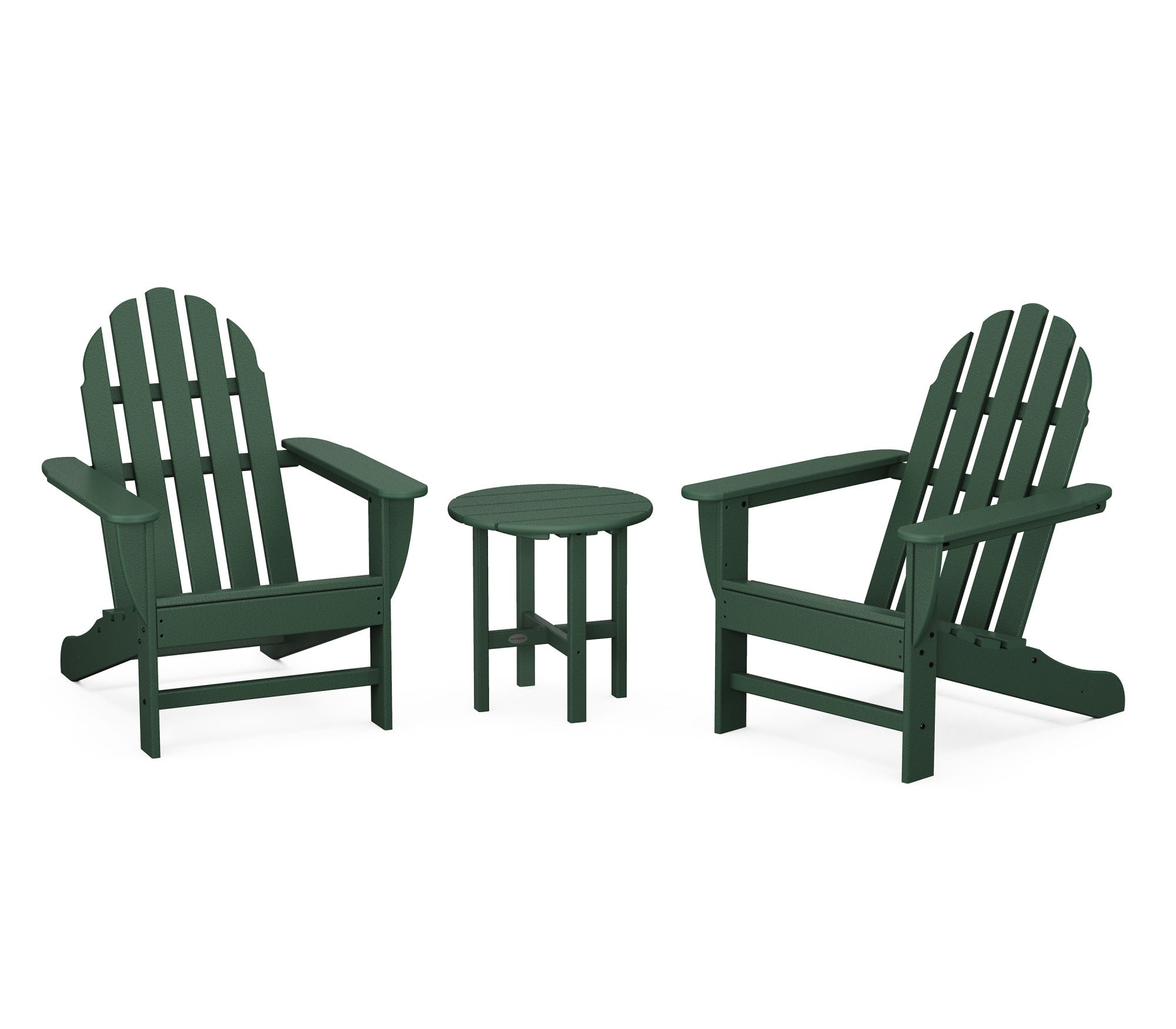 POLYWOOD Classic Adirondack 3-Piece Set