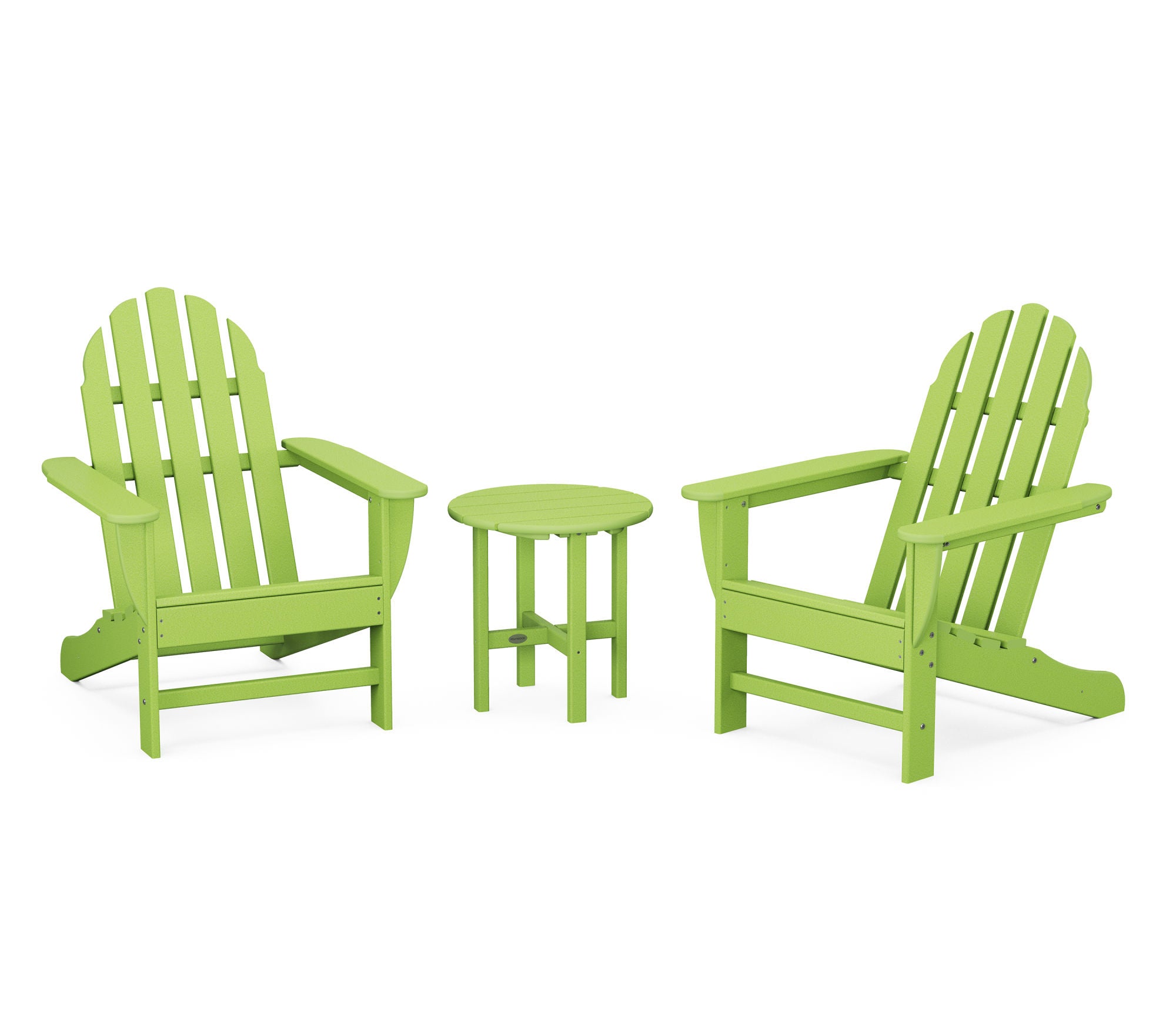 POLYWOOD Classic Adirondack 3-Piece Set