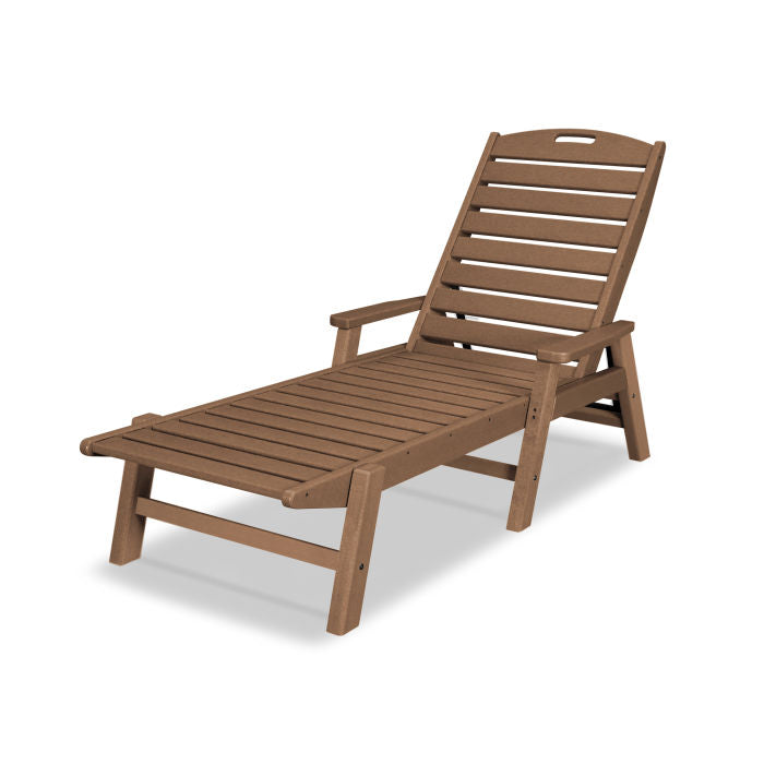 POLYWOOD Nautical Chaise w/ Arms
