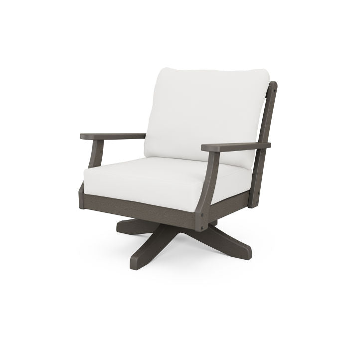 POLYWOOD Braxton Deep Seating Swivel Chair