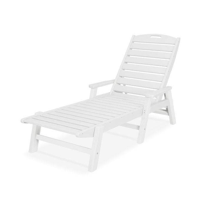 POLYWOOD Nautical Chaise w/ Arms