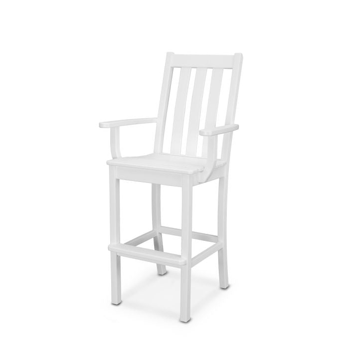 POLYWOOD Vineyard Bar Arm Chair