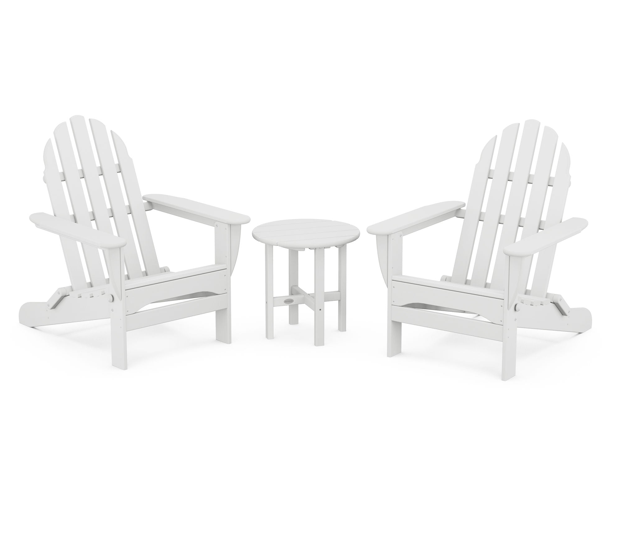 POLYWOOD Classic Folding Adirondack 3-Piece Set