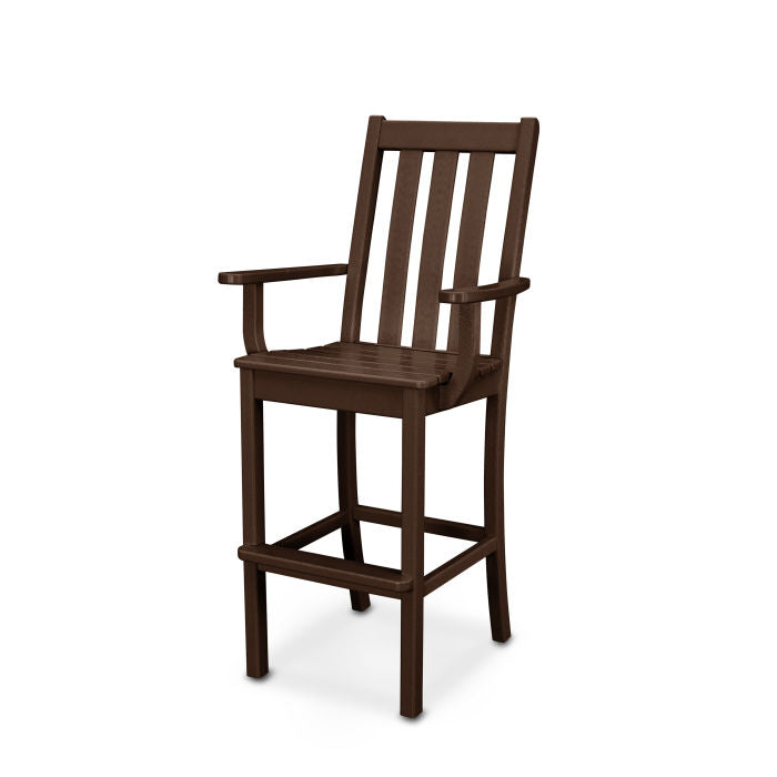 POLYWOOD Vineyard Bar Arm Chair