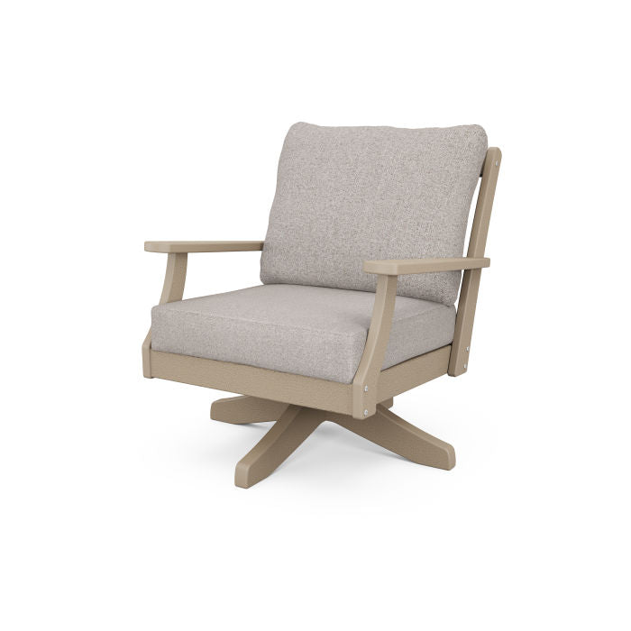 POLYWOOD Braxton Deep Seating Swivel Chair