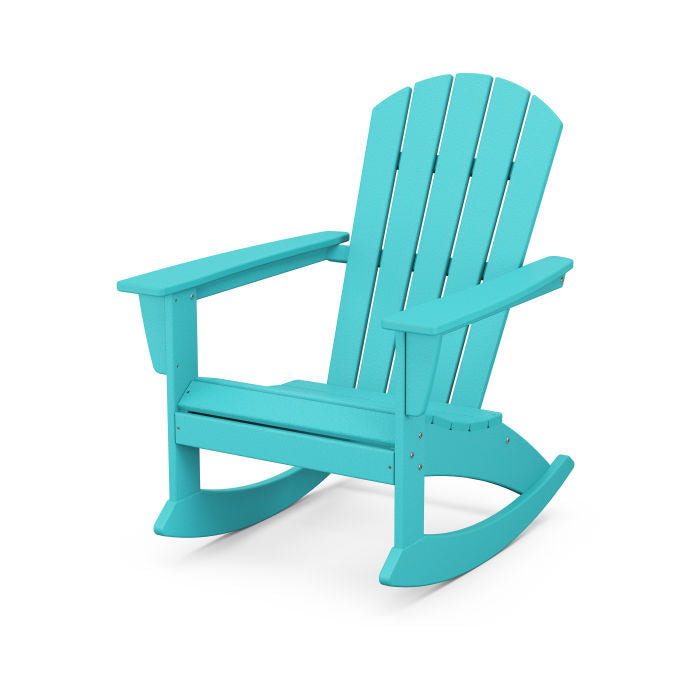 POLYWOOD Nautical Adirondack Rocking Chair