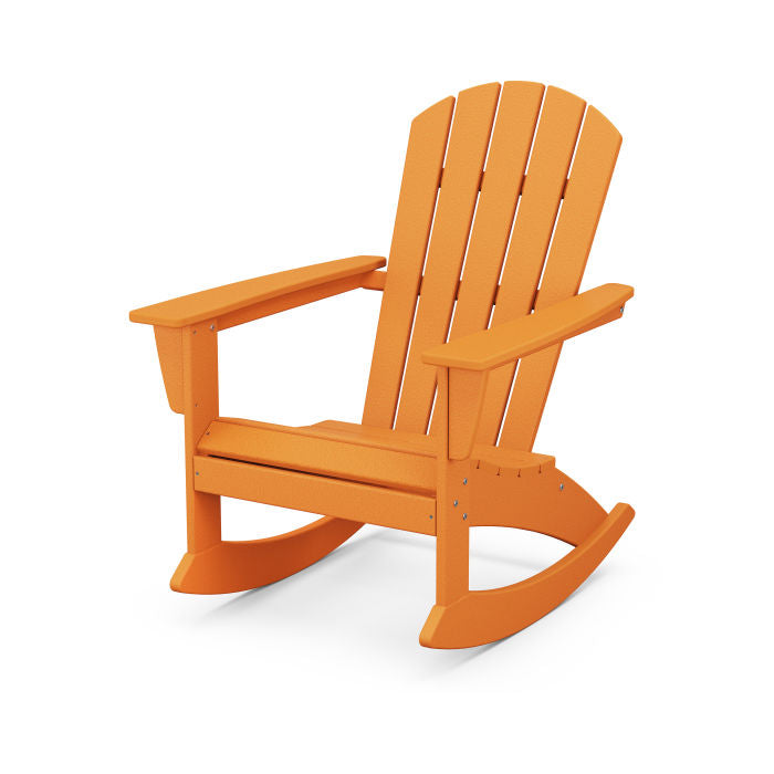 POLYWOOD Nautical Adirondack Rocking Chair