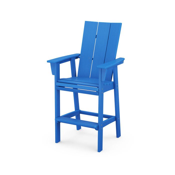 POLYWOOD Modern Curveback Adirondack Bar Chair