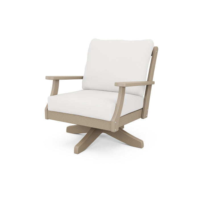 POLYWOOD Braxton Deep Seating Swivel Chair