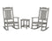 POLYWOOD Country Living Legacy Rocking Chair 3-Piece Set
